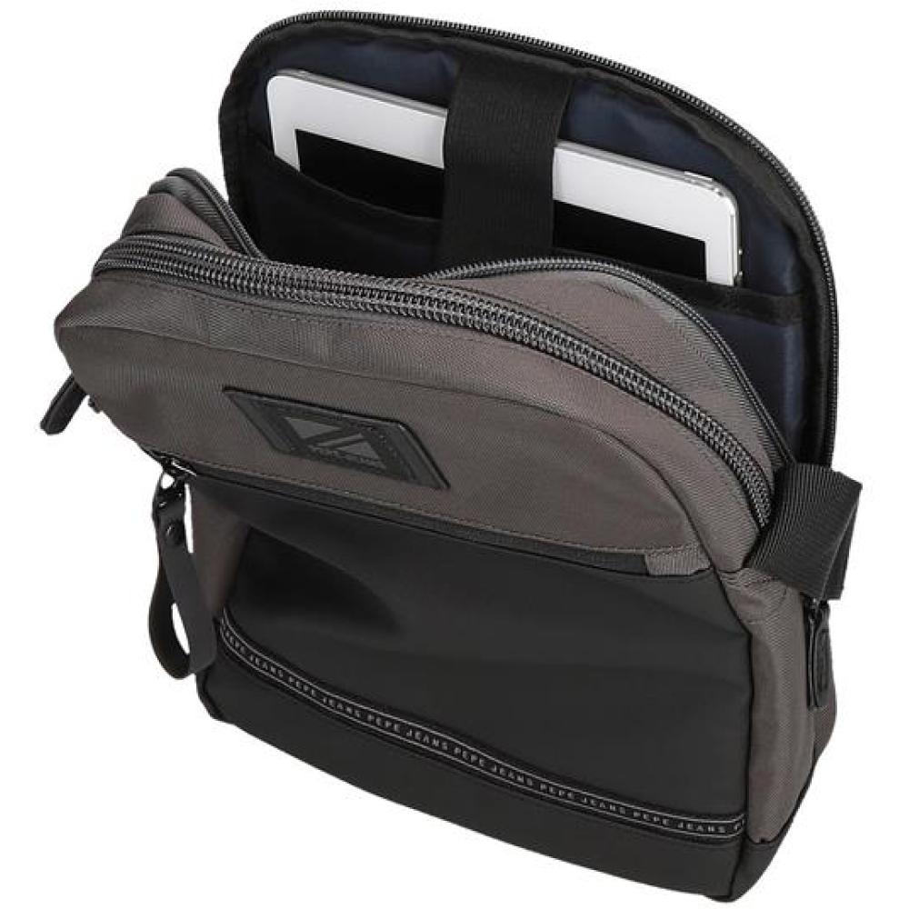 Muška torbica 27cm sa pregradom za tablet Pepe Jeans Stratford grey 70457 - pogled 4