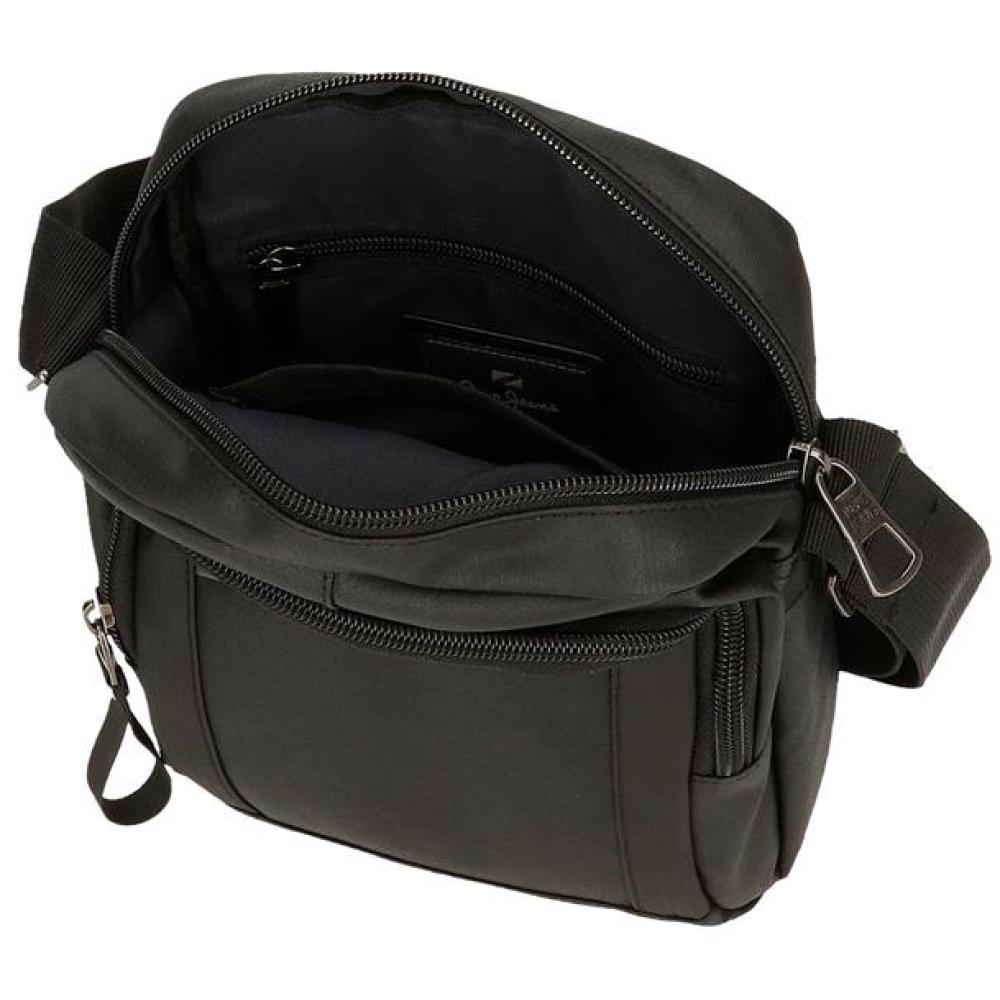 Muška torba 22cm Pepe Jeans Dortmund black 70253 - pogled 4