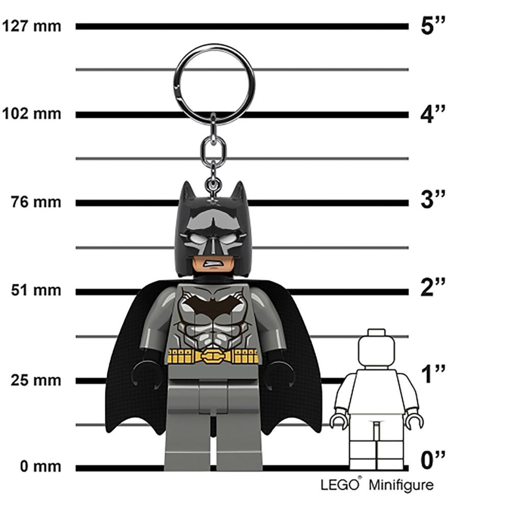 LEGO® Privezak sa LED svetlom Sivi Betmen - pogled 4