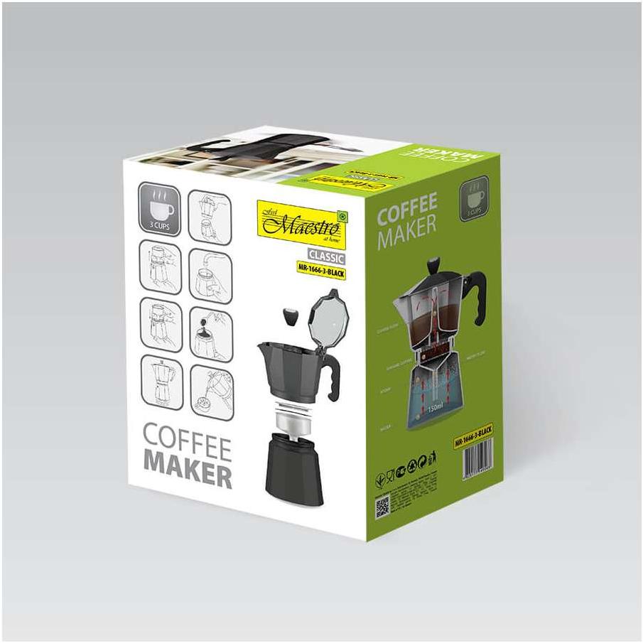 Maestro Džezva za espresso 150ml MR1666-3B - pogled 4