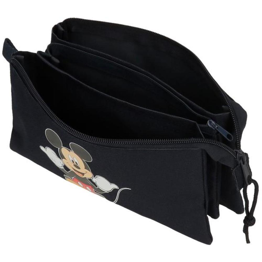 Pernica sa 3 pregrade Disney Mickey Cheerful black 43343 - pogled 4