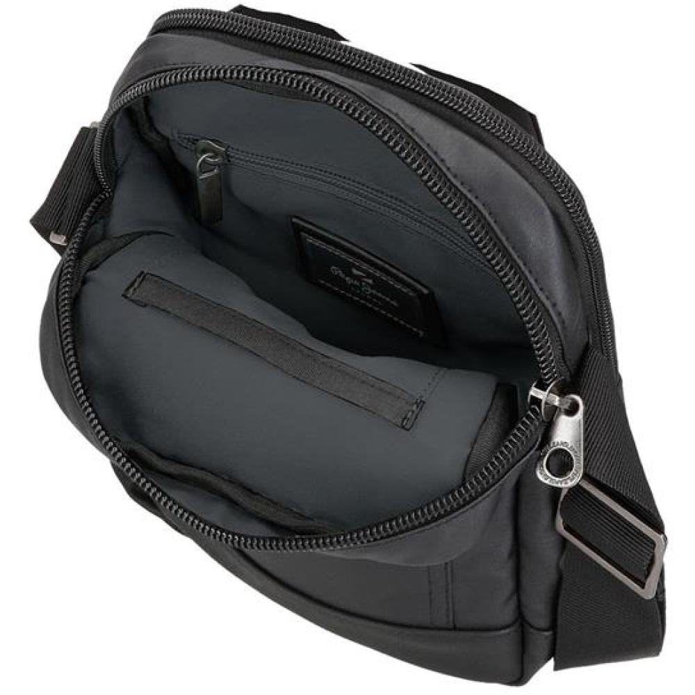 Muška torbica 22cm sa 2 pregrade Pepe Jeans Hatfield black 77755 - pogled 4