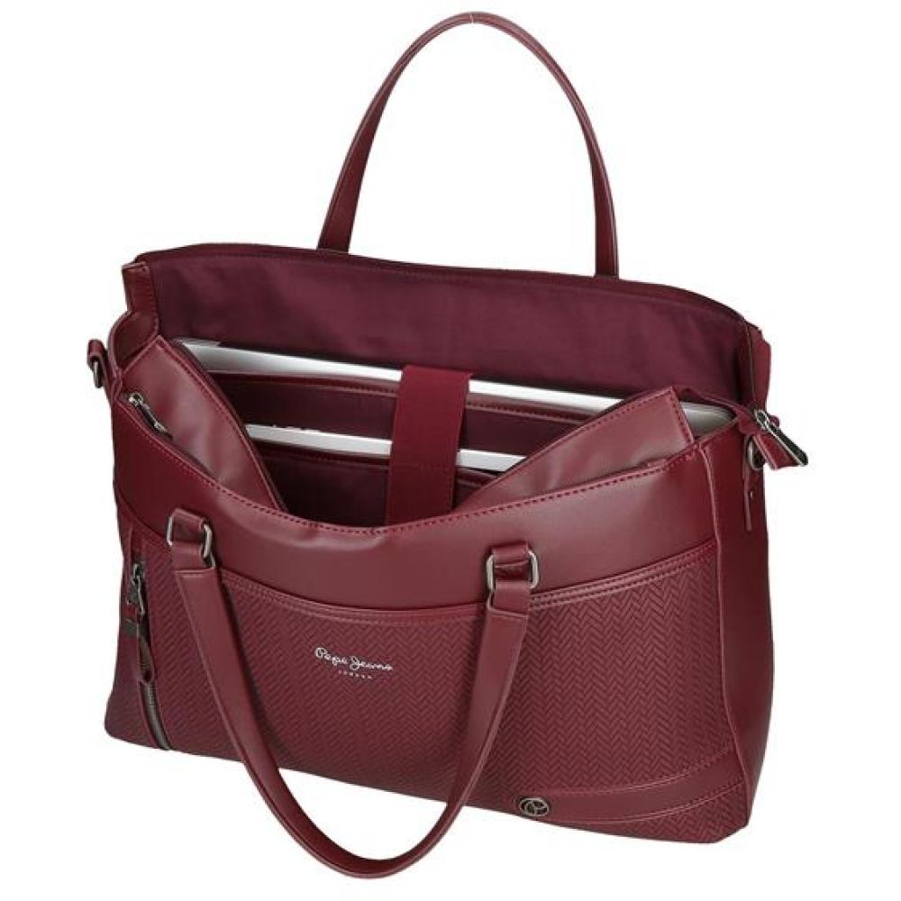 Ženska torba za laptop Pepe Jeans Sprig bordeaux 79166 - pogled 4