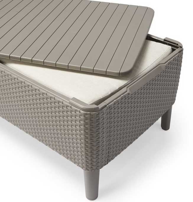 Baštenska garnitura Salemo Cappuccino - pogled 4