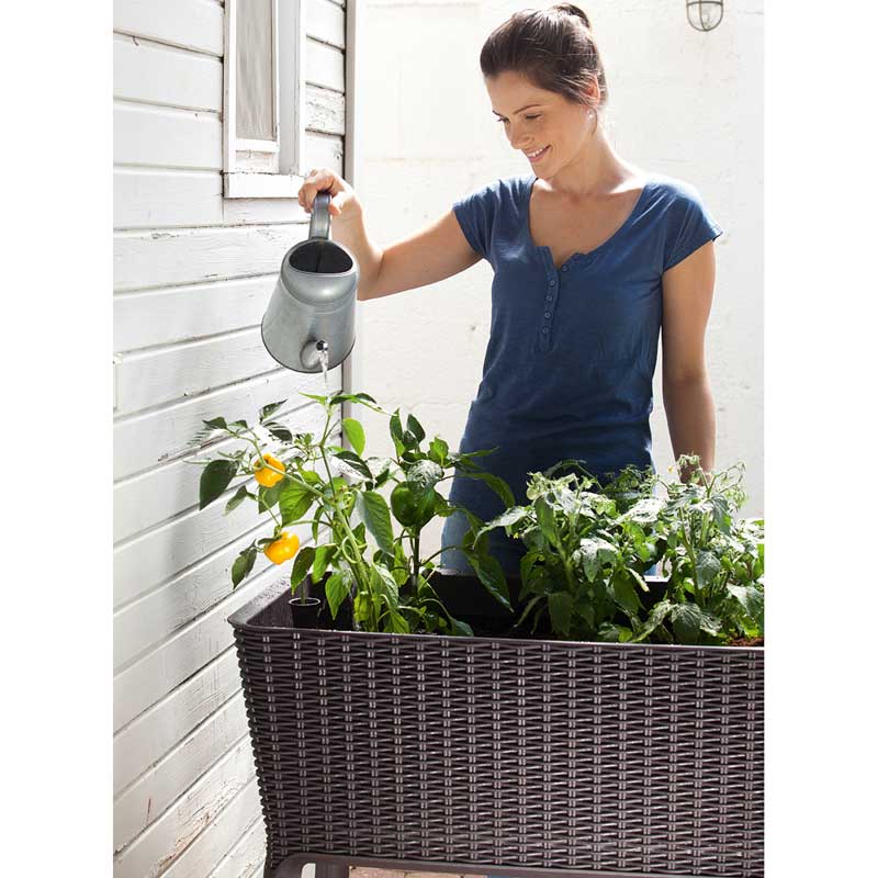 Keter Visoka žardinjera Easy Grow 120L Braon - pogled 4