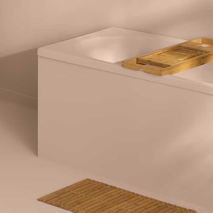 Drvena Prostirka Podloga Za Kupatilo 40 x 60 cm Bambus - pogled 4