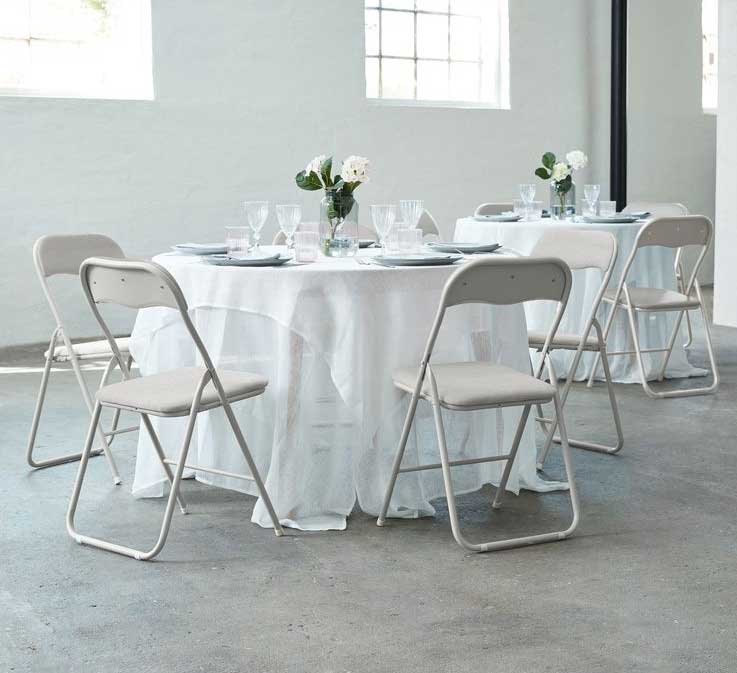 Sklopiva stolica Tom Tkanina Boja peska - pogled 4