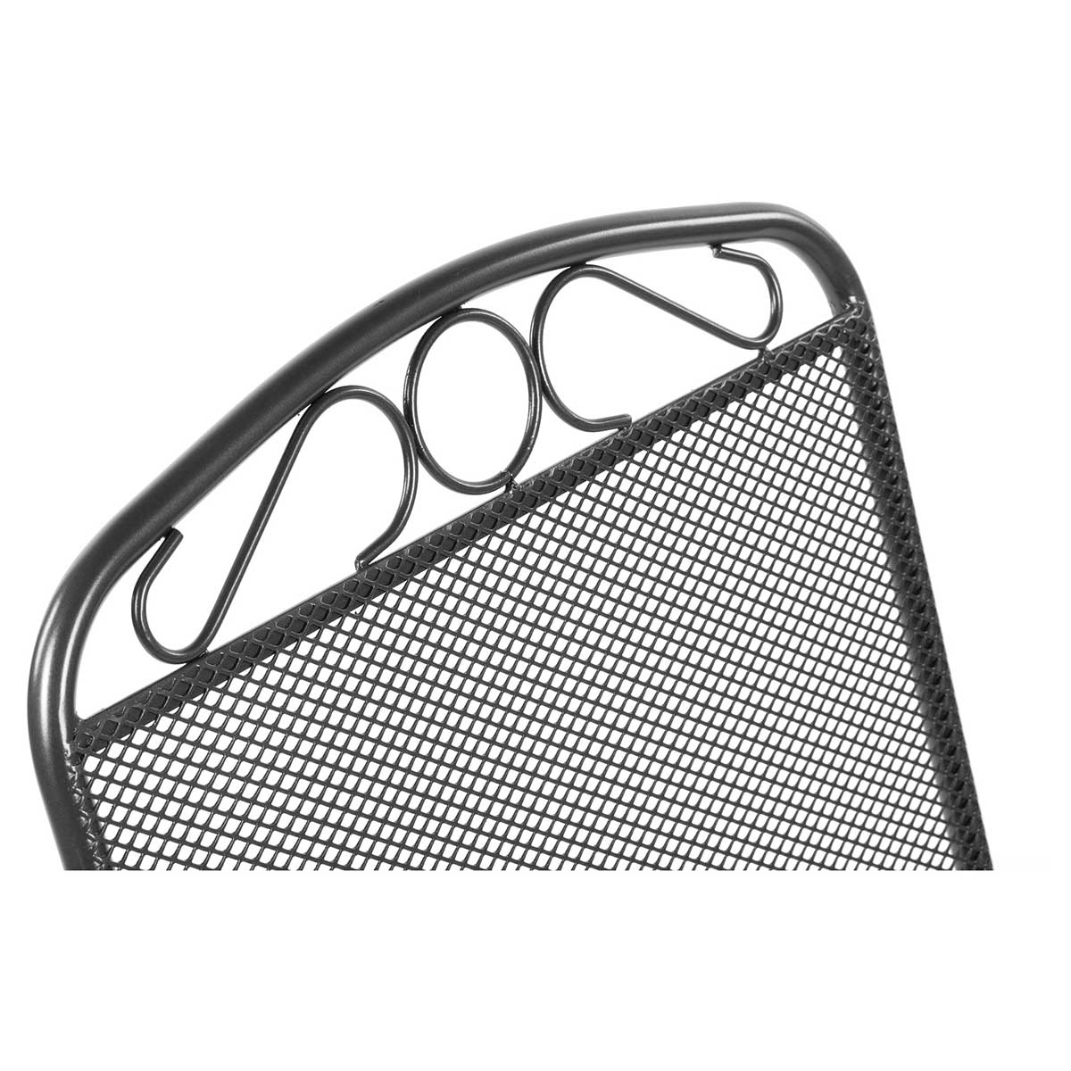 Metalna Baštenska Stolica Fieldmann - Čelični Meš - pogled 4