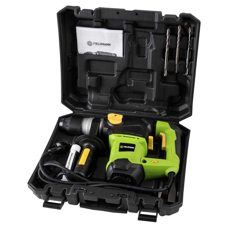 Električna čekić bušilica 1500W Sa koferom Fieldmann FDV 201502-E - pogled 4