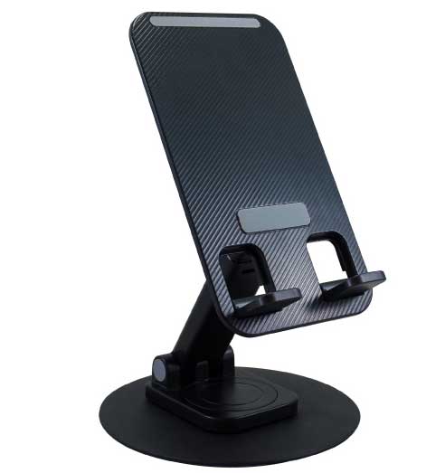 Stoni podesivi držač za mobilni ili tablet do 12.9 inča Crni - pogled 4