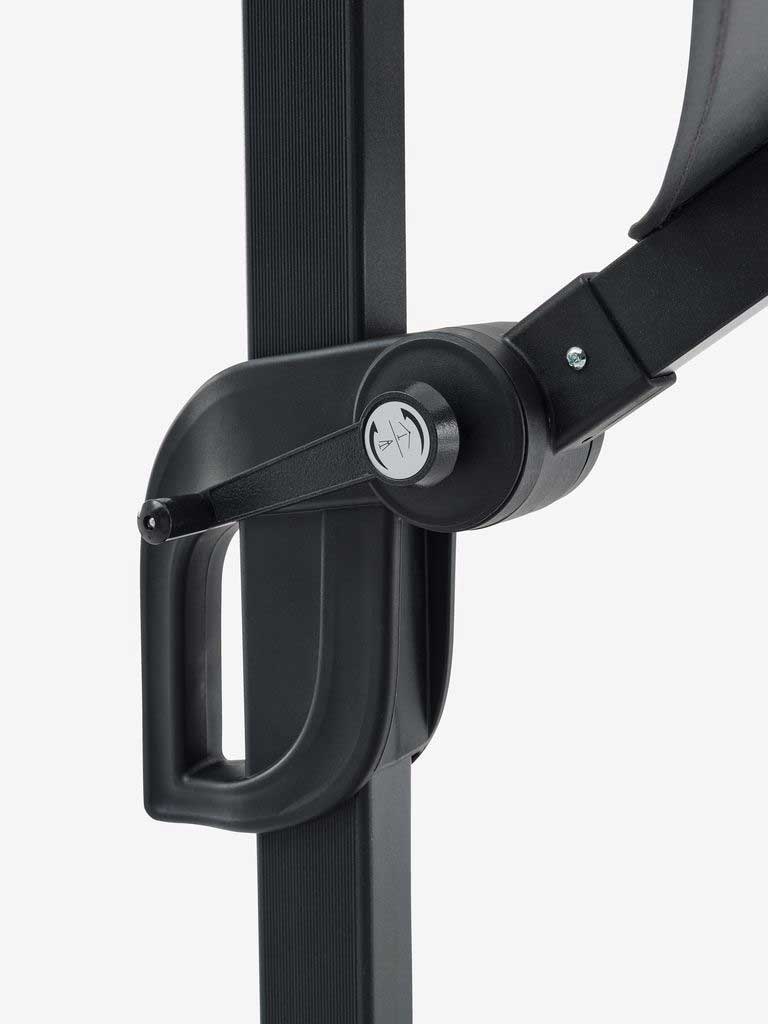 Viseći Suncobran Sa Podesivim Nagibom i Rotacijom 360 stepeni - pogled 4