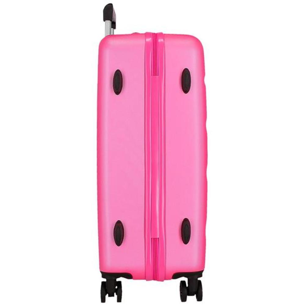 Komplet ABS kofera 75/65/55cm Roll Road Flex Pink 58494 - pogled 4