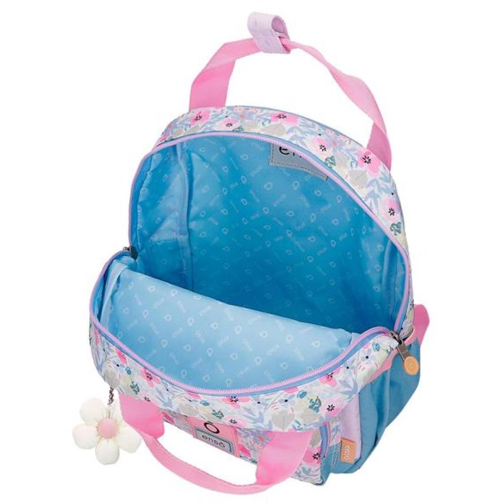 Ranac za devojčice 28cm Enso Full Of Flowers pink 97722 - pogled 4