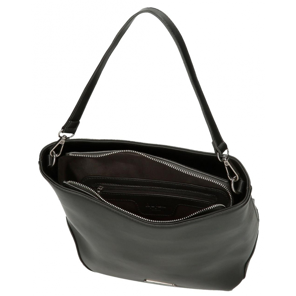 Pepe Jeans Velika tašna Salma black 70675 - pogled 4