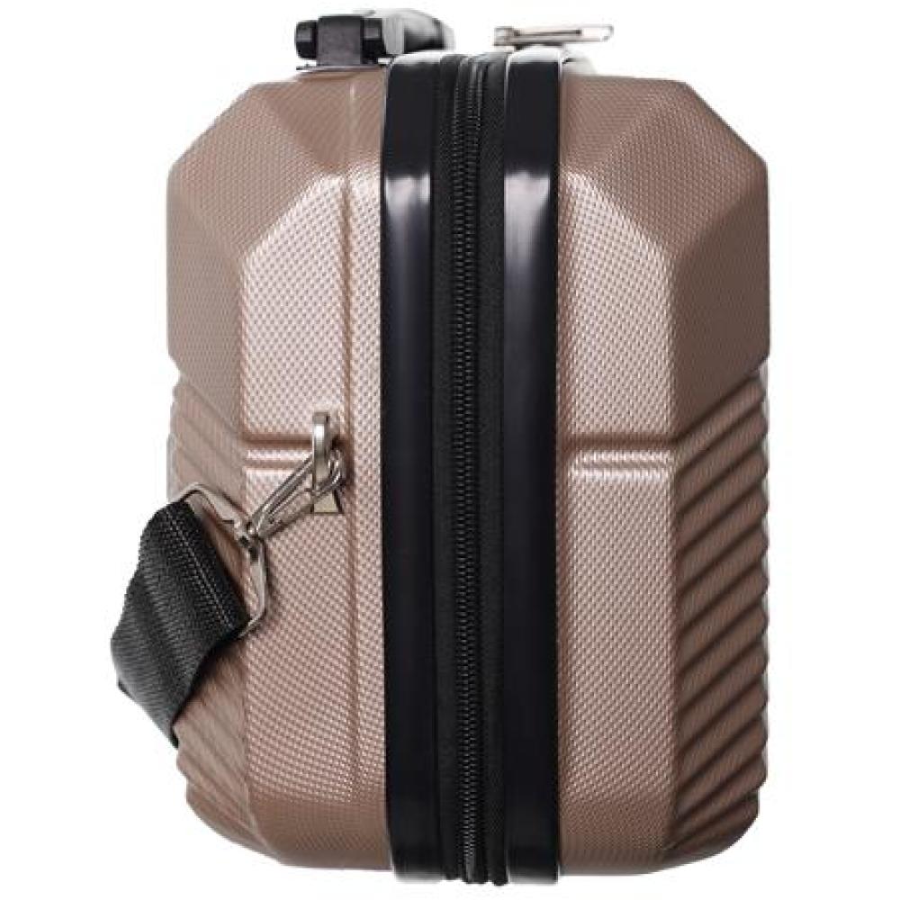 ABS neseser Kofer za šminku Enova Capri champagne 524260 - pogled 4