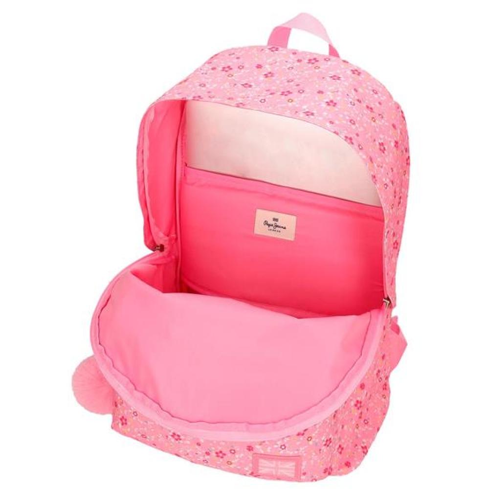 Ranac 42cm sa pregradom za laptop Pepe Jeans Alenka pink 67123 - pogled 4