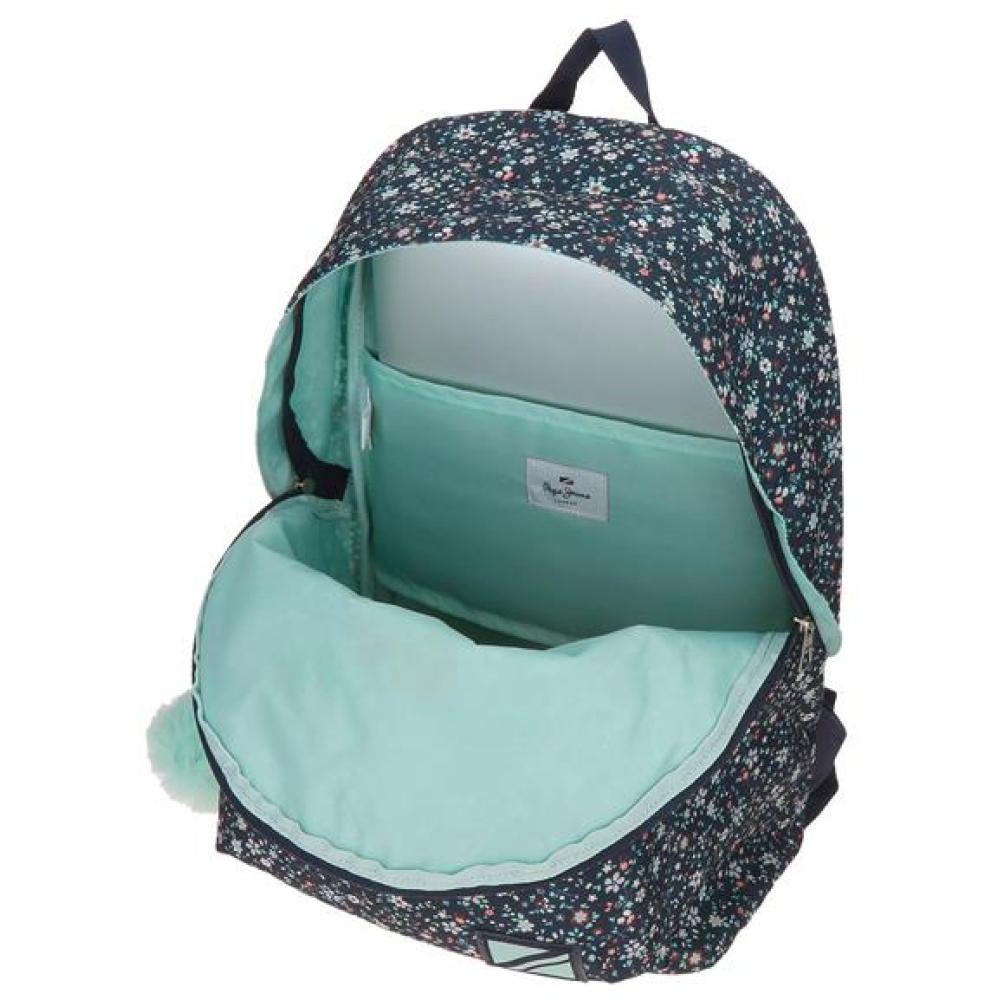 Ranac 42cm sa pregradom za laptop Pepe Jeans Alenka navy 67123 - pogled 4