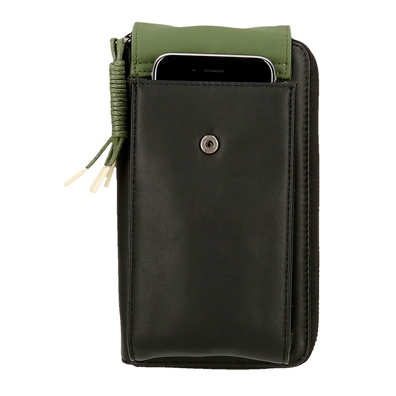 Torbica za telefon i novčanik Pepe Jeans Bea black 75653 - pogled 4