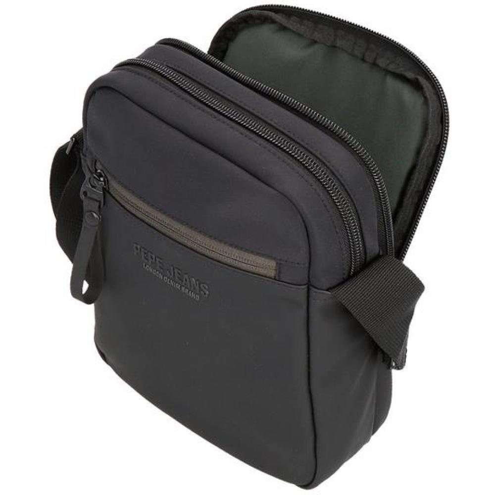 Muška torbica 22cm sa dve pregrade PJL Sail Up black 71755 - pogled 4