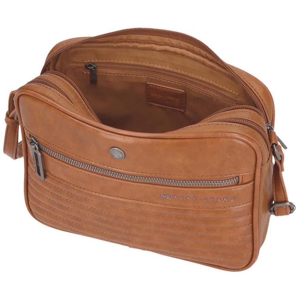 Ženska tašna 24cm Pepe Jeans Biker brown 71554 - pogled 4