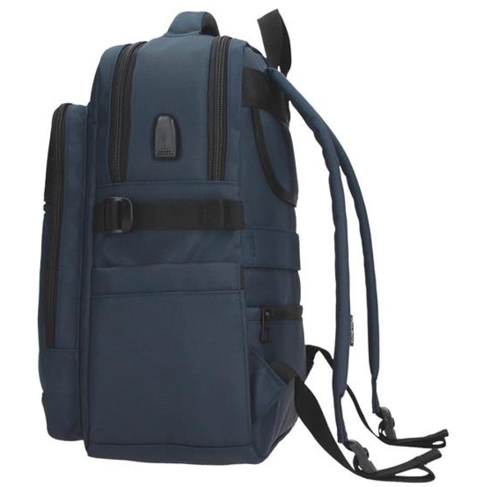 Ranac 40cm sa pregradama za laptop i tablet PJL Bromley navy 70624 - pogled 4