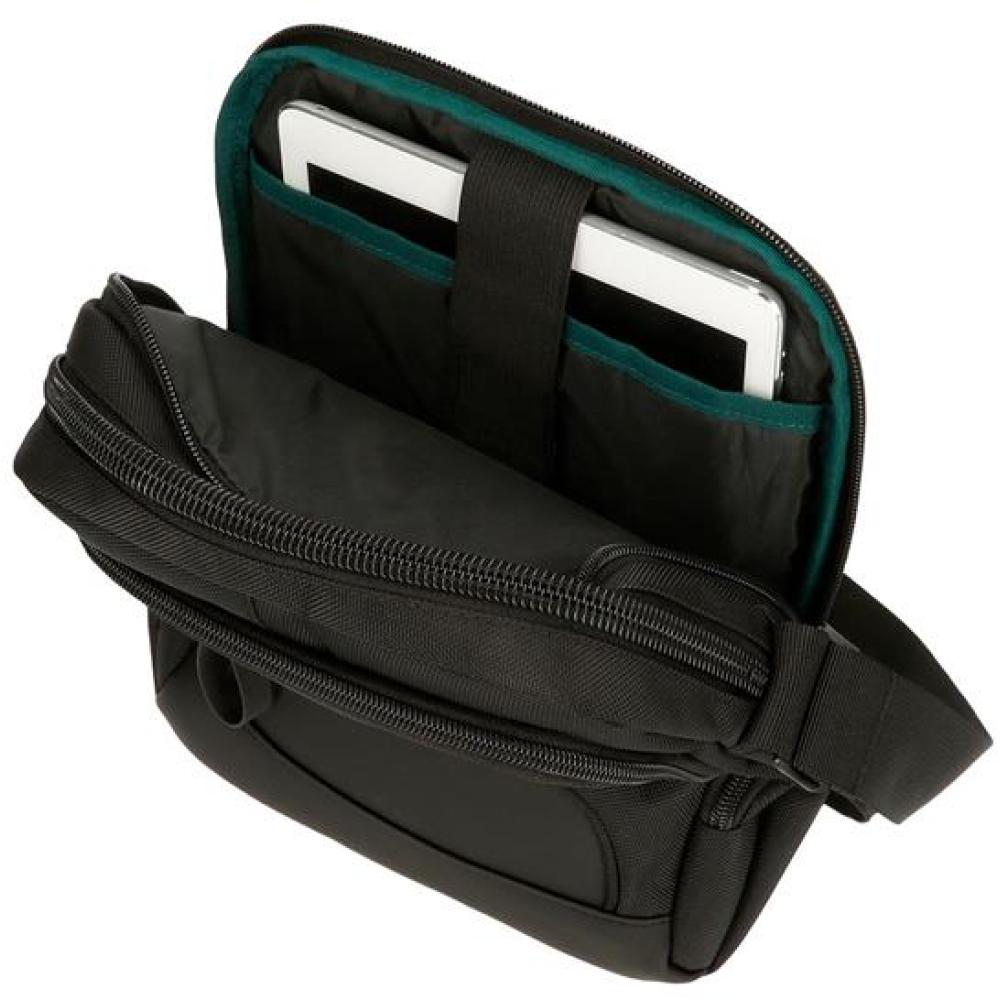 Muška torbica 27cm sa pregradom za tablet Pepe Jeans Bromley black 70657 - pogled 4