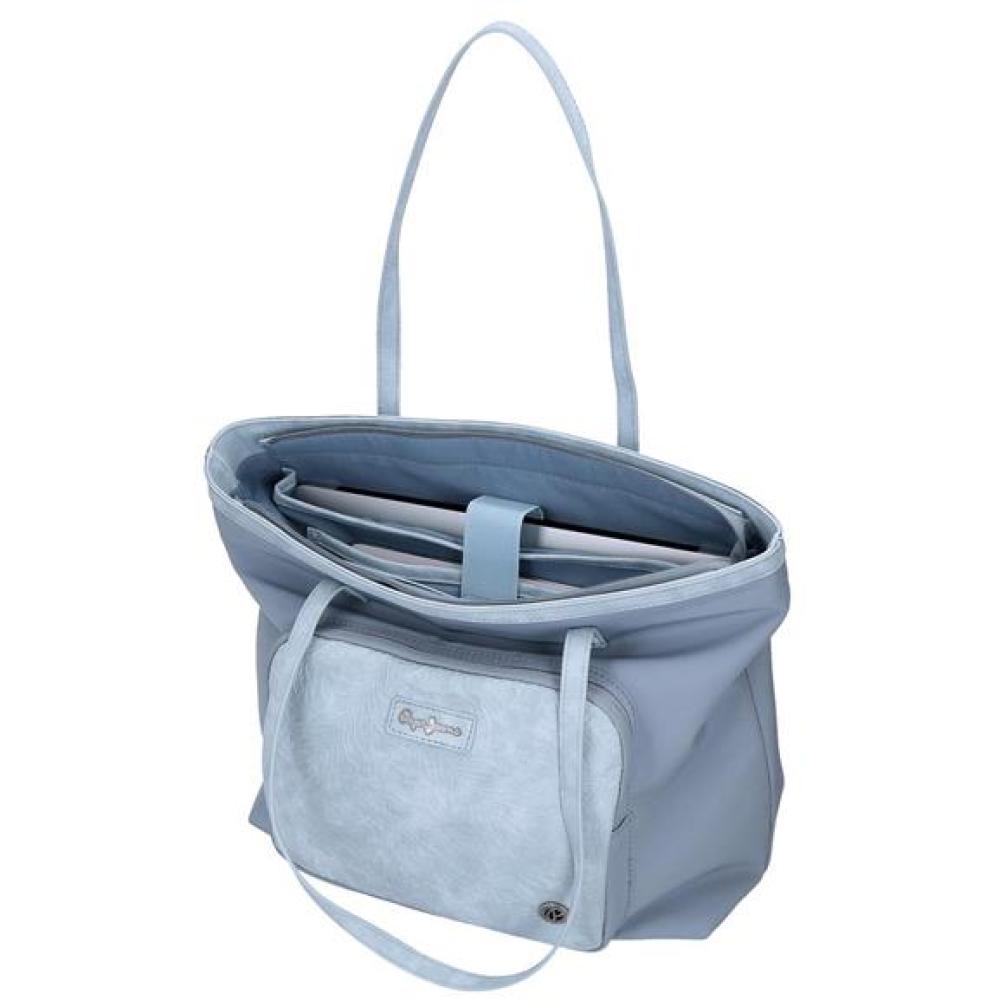 Ženska torba sa pregradom za laptop i tablet Pepe Jeans Jana blue 71475 - pogled 4