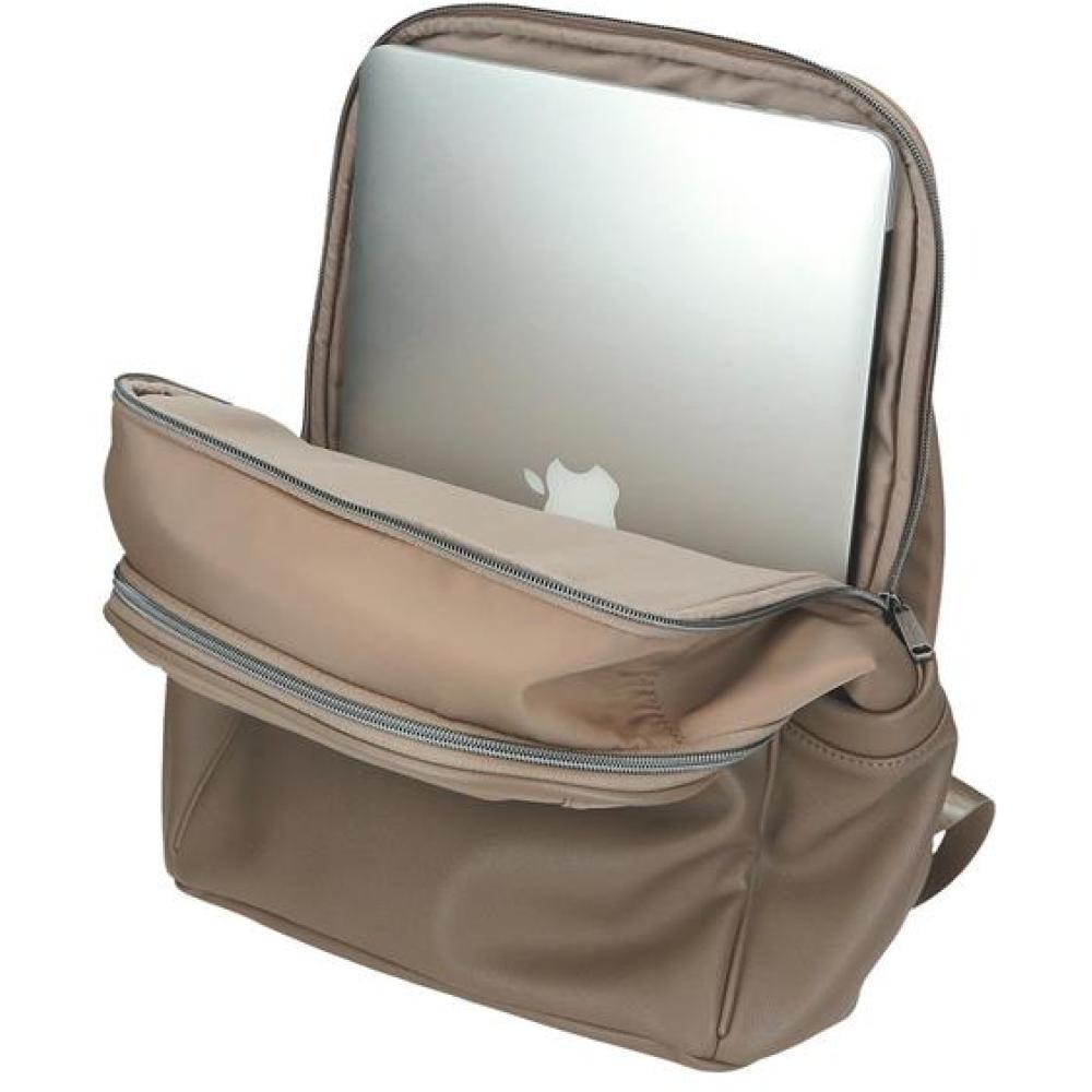 Ranac 40cm sa pregradom za laptop Christine beige 70924 - pogled 4