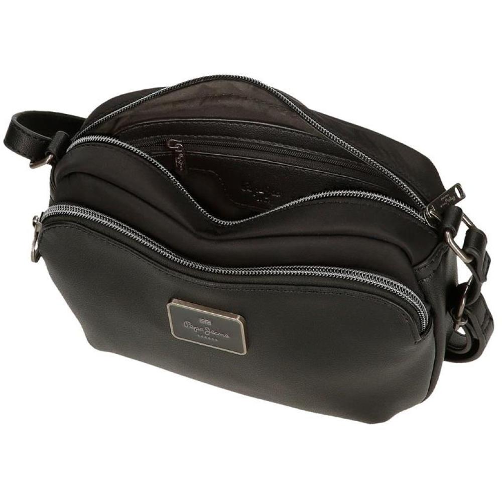 Ženska tašna 21cm Pepe Jeans Christine black 70955 - pogled 4