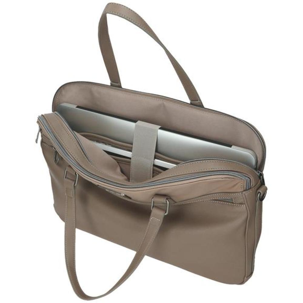 Ženska poslovna torba sa pregradom za laptop PJL Christine beige 70960 - pogled 4