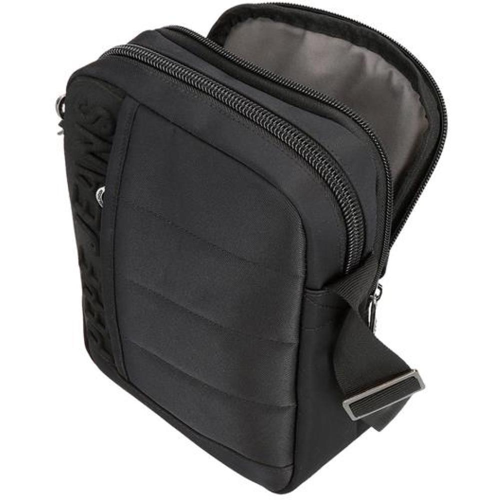 Muška torbica sa dve pregrade 22cm Pepe Jeans Ancor black 70155 - pogled 4