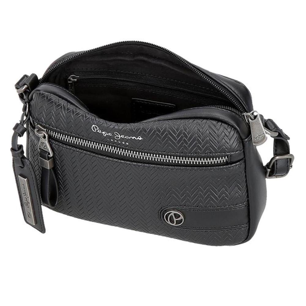 Ženska tašna 21cm Pepe Jeans Sprig black 79155 - pogled 4