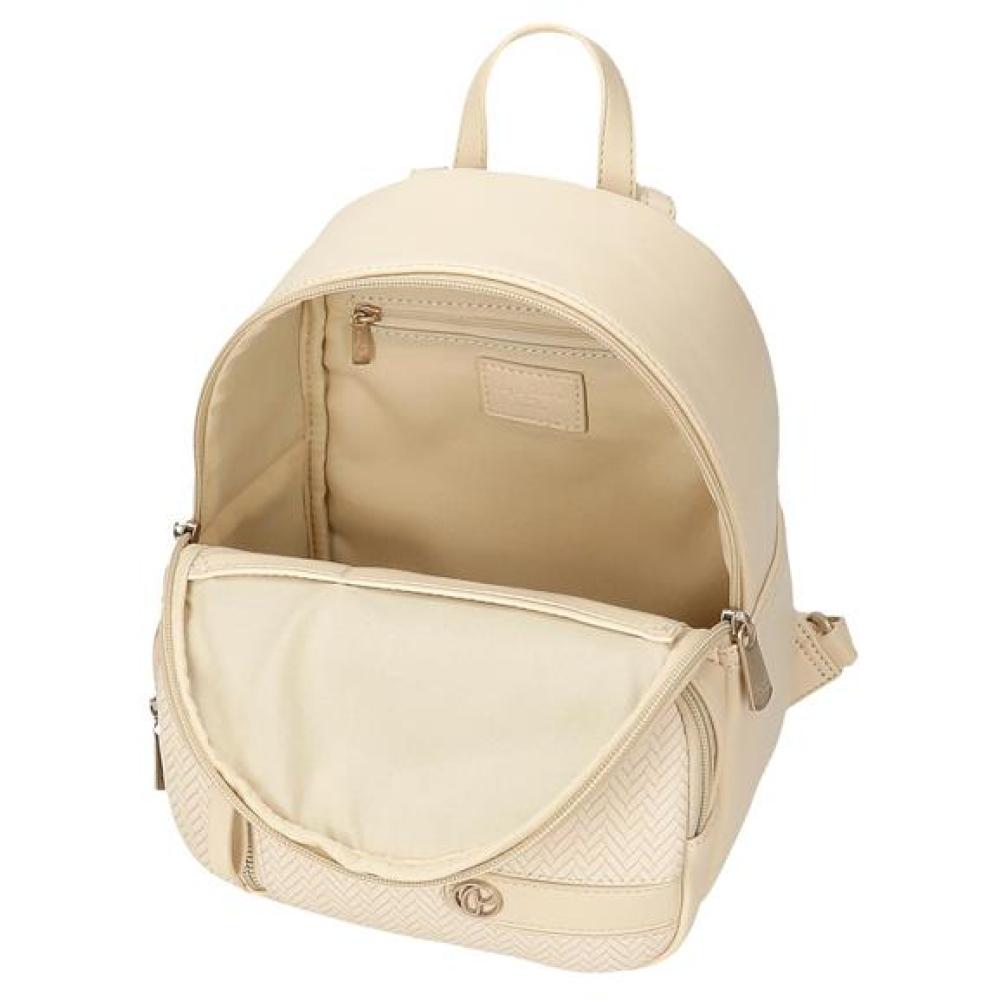 Modni ranac 25cm Pepe Jeans Sprig beige 79120 - pogled 4