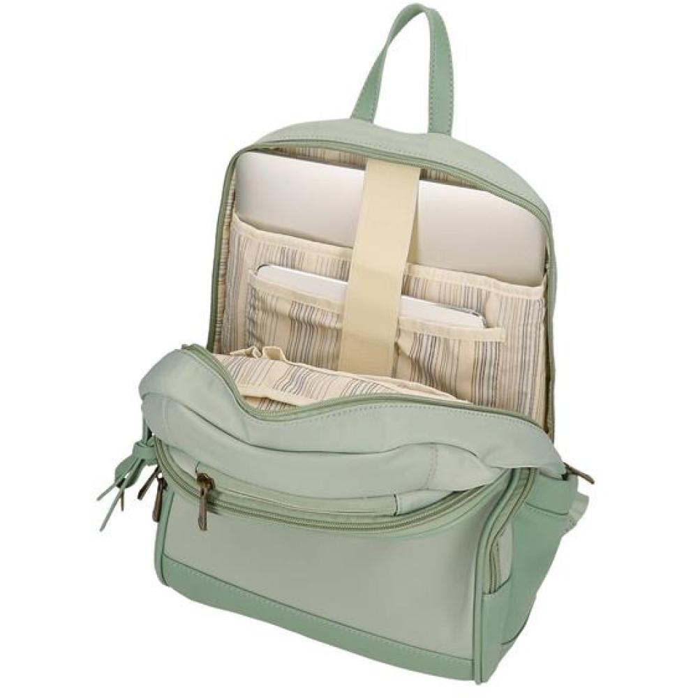 Ranac 37cm Pepe Jeans Morgan mint 79221 - pogled 4