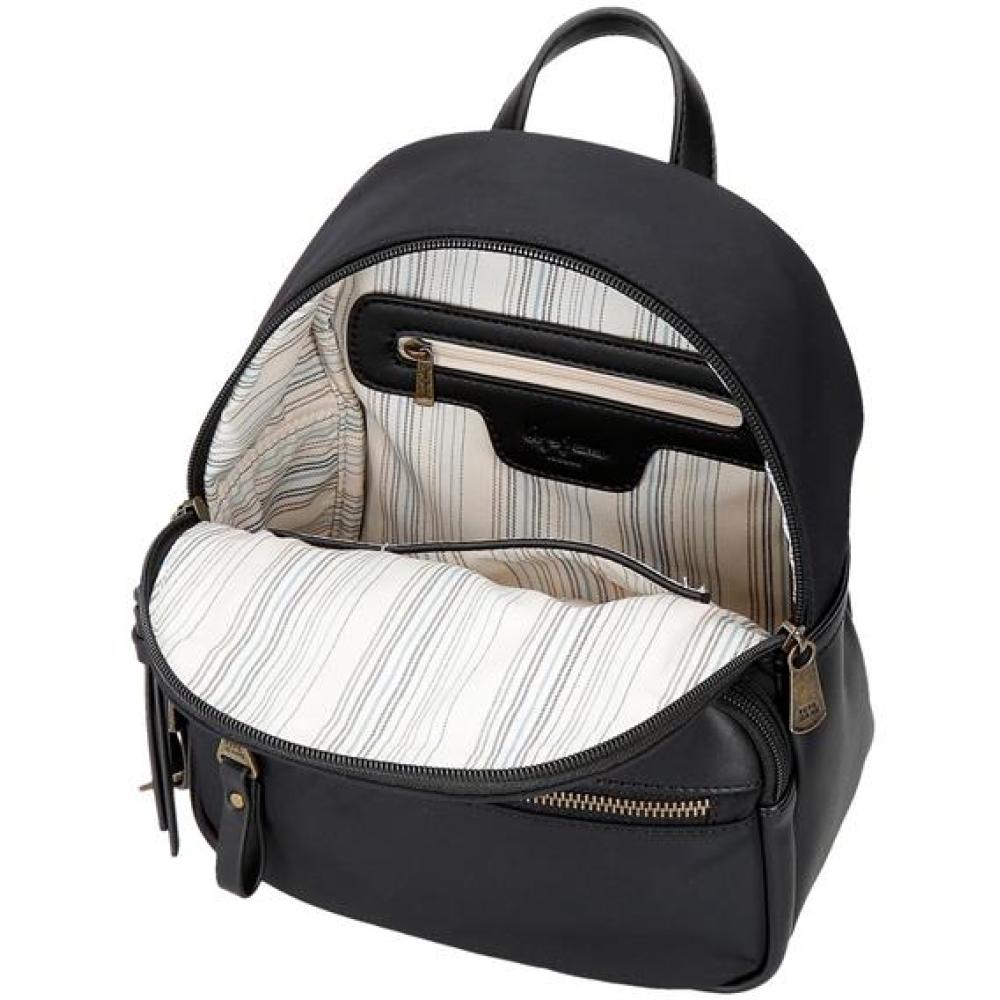 Ženski modni ranac 25cm Pepe Jeans Morgan black 79220 - pogled 4