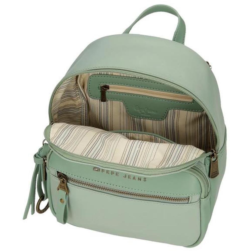 Ženski modni ranac 25cm Pepe Jeans Morgan mint 79220 - pogled 4