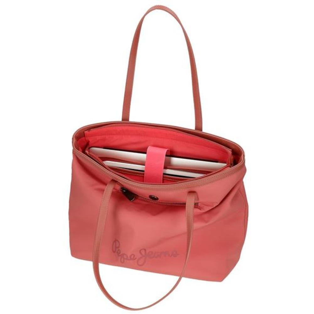 Ženska torba za laptop Pepe Jeans Corin coral 79575 - pogled 4