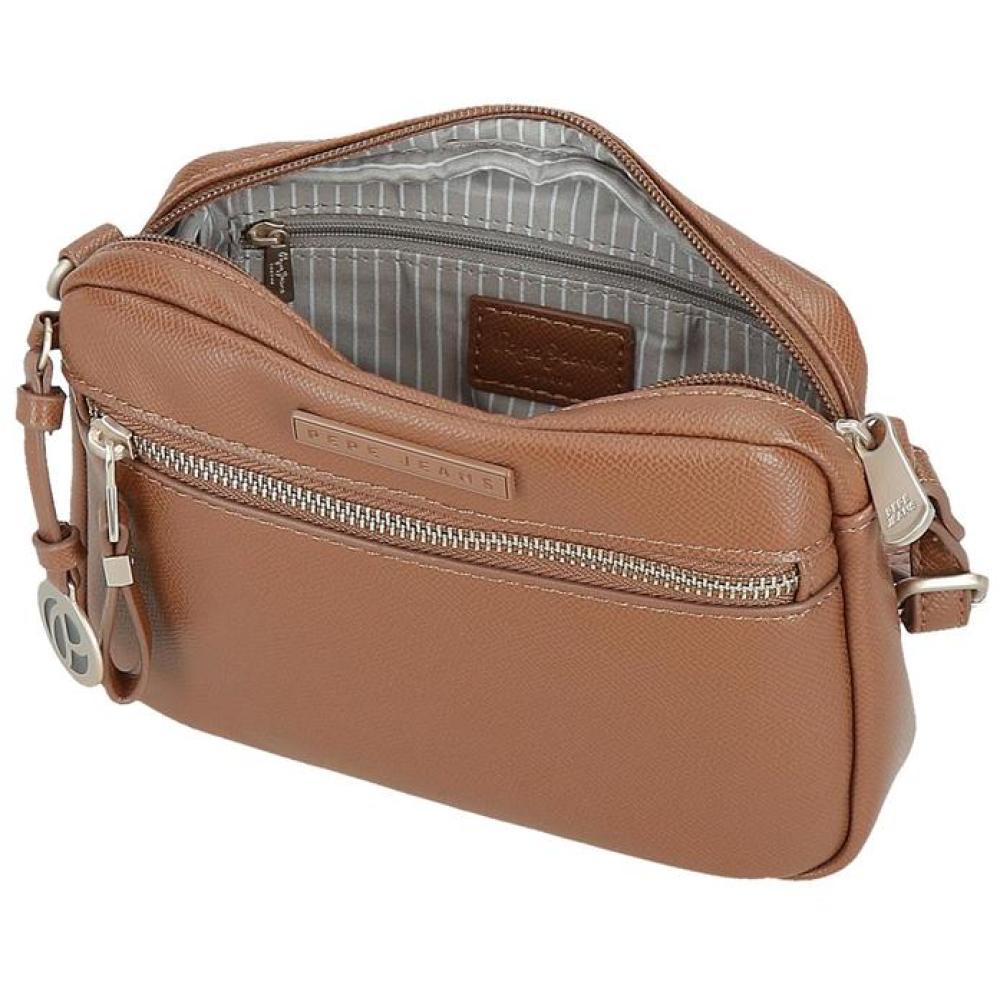 Torbica od eko kože na rame Pepe Jeans Elia brown 79455 - pogled 4