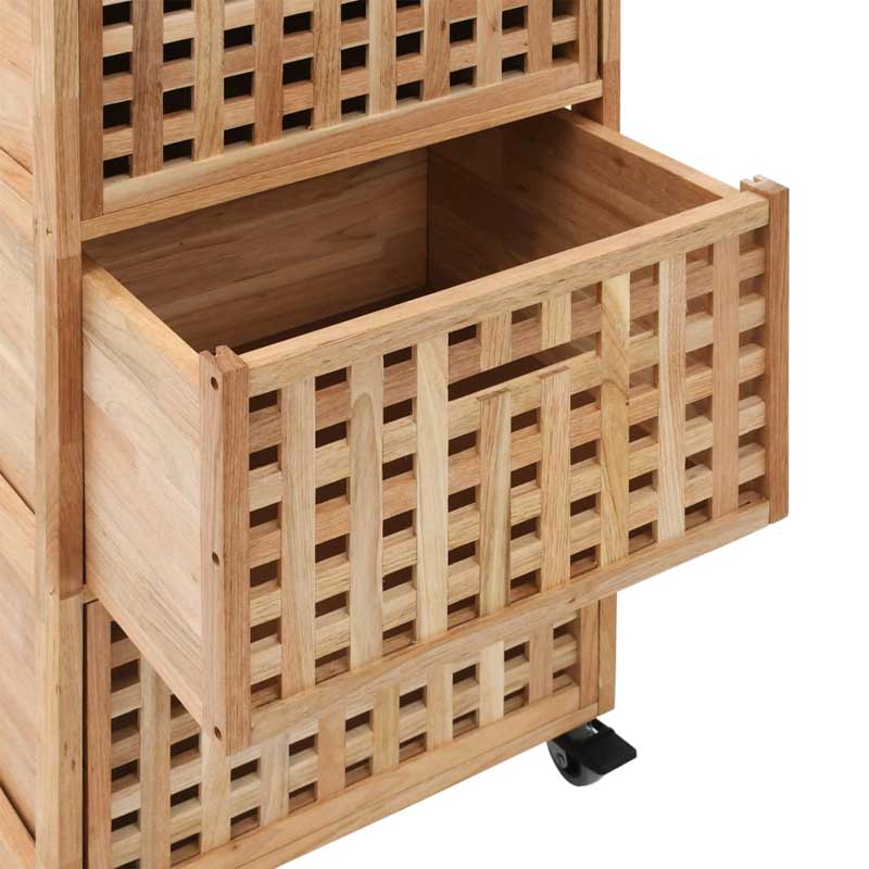 Polica od orahovog drveta sa tri fioke Dusty - pogled 4