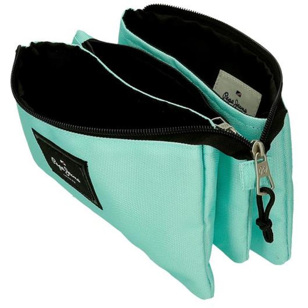 Pernica sa 3 pregrade Pepe Jeans Aris turquoise 63243 - pogled 4