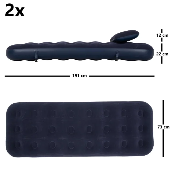 Avenli 2 Vazdušna Dušeka Koji se mogu koristiti spojeno ili odvojeno  Set 4 u 1 - pogled 4