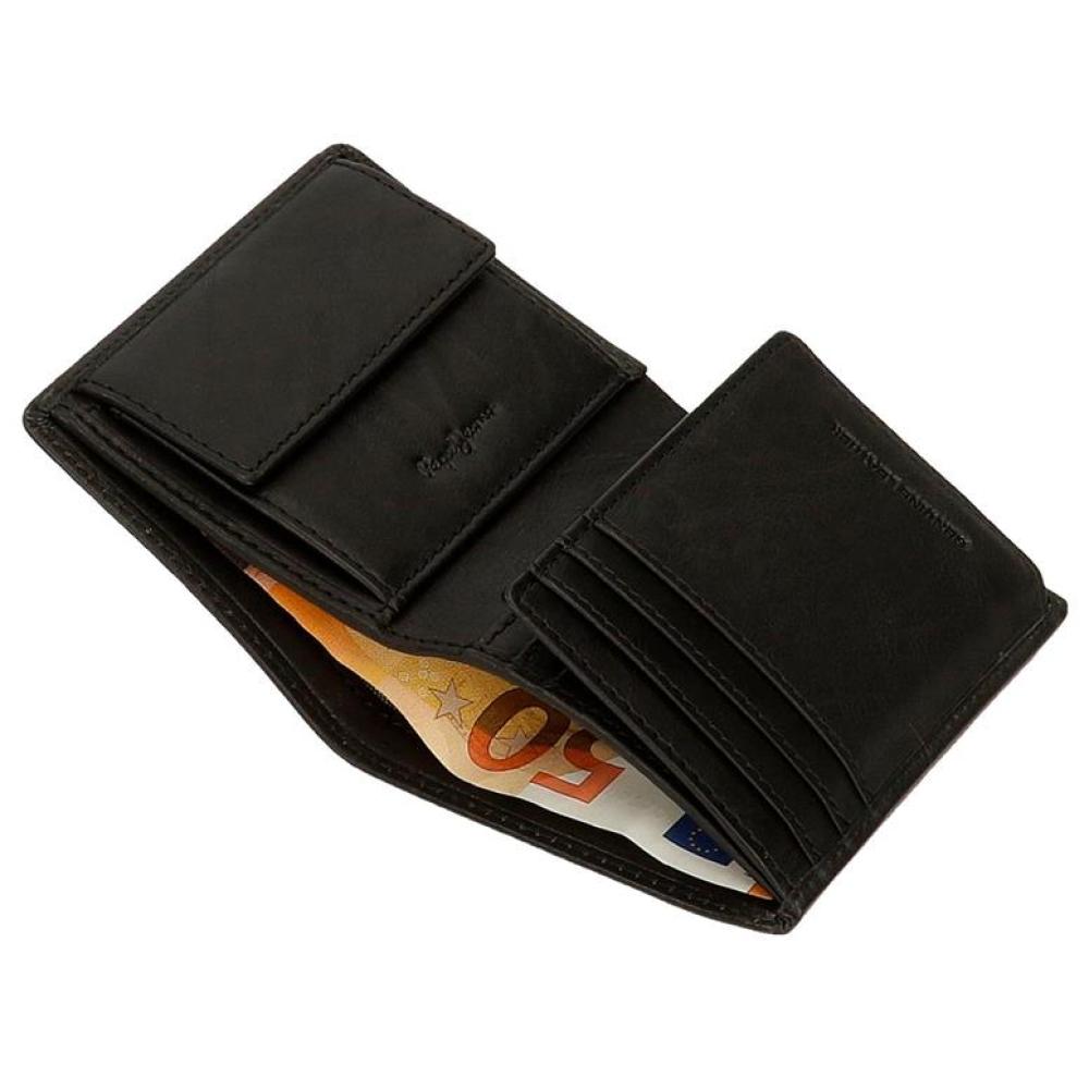 Muški kožni novčanik 10cm PJL Striking black 74411 - pogled 4