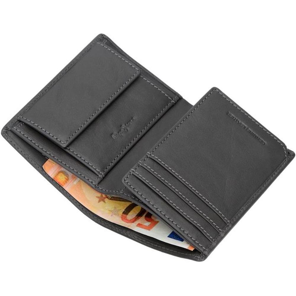 Muški kožni novčanik PJL Chief grey 73920 - pogled 4