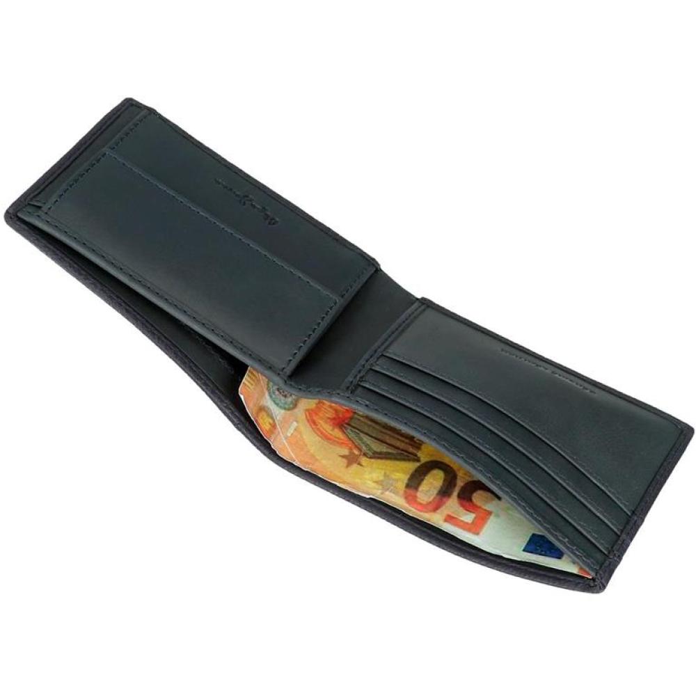 Muški kožni novčanik PJL Checkbox navy 78871 - pogled 4