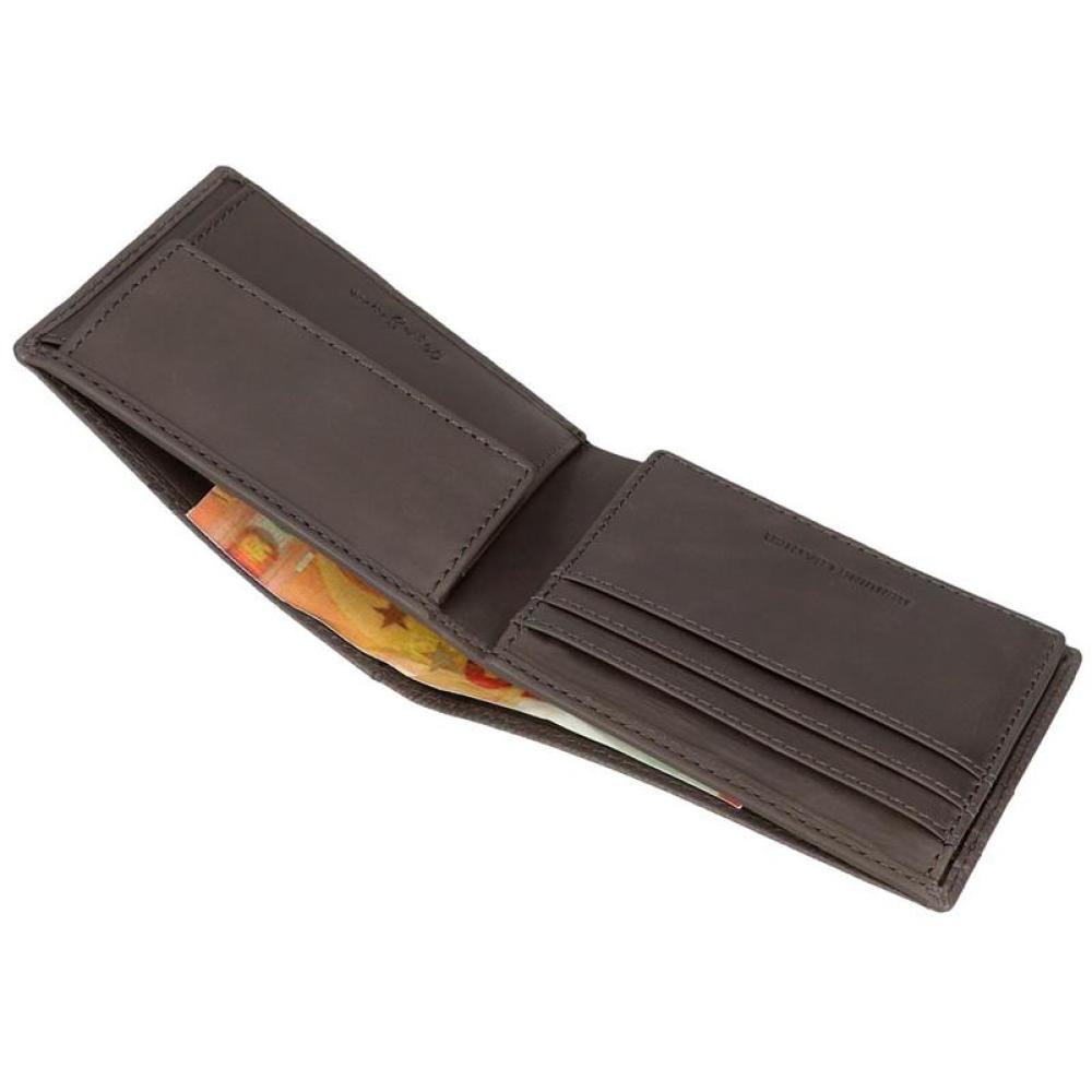 Muški kožni novčanik na preklop PJL Checkbox grey 78831 - pogled 4