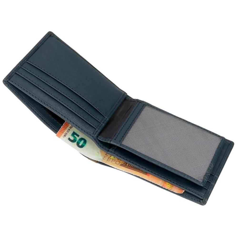 Muški kožni novčanik 11cm PJL Marshal blue 78740 - pogled 4