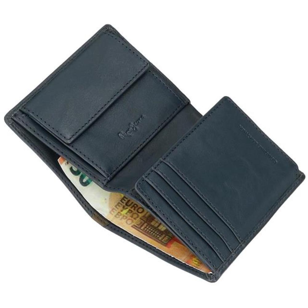 Kožni novčanik na preklop 10cm PJL Marshal blue 78711 - pogled 4