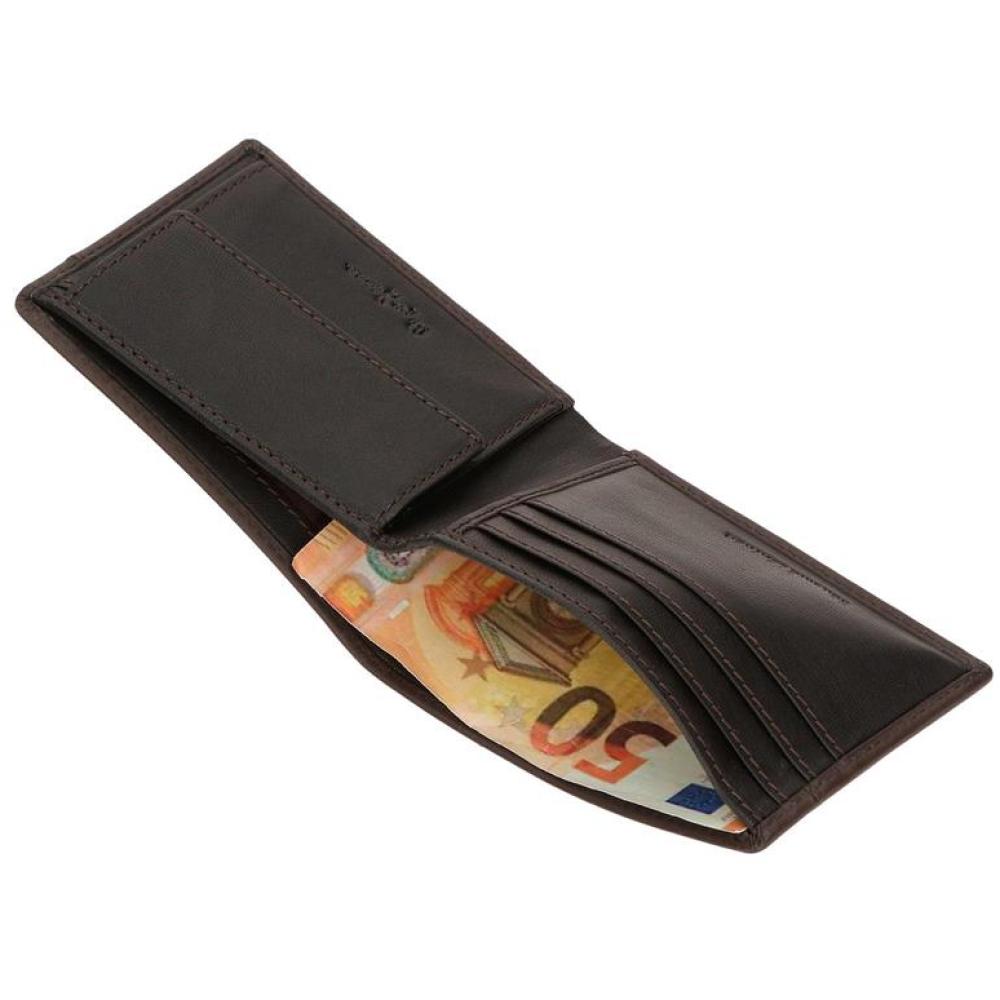 Muški novčanik od prirodne kože PJL Staple brown 78471 - pogled 4