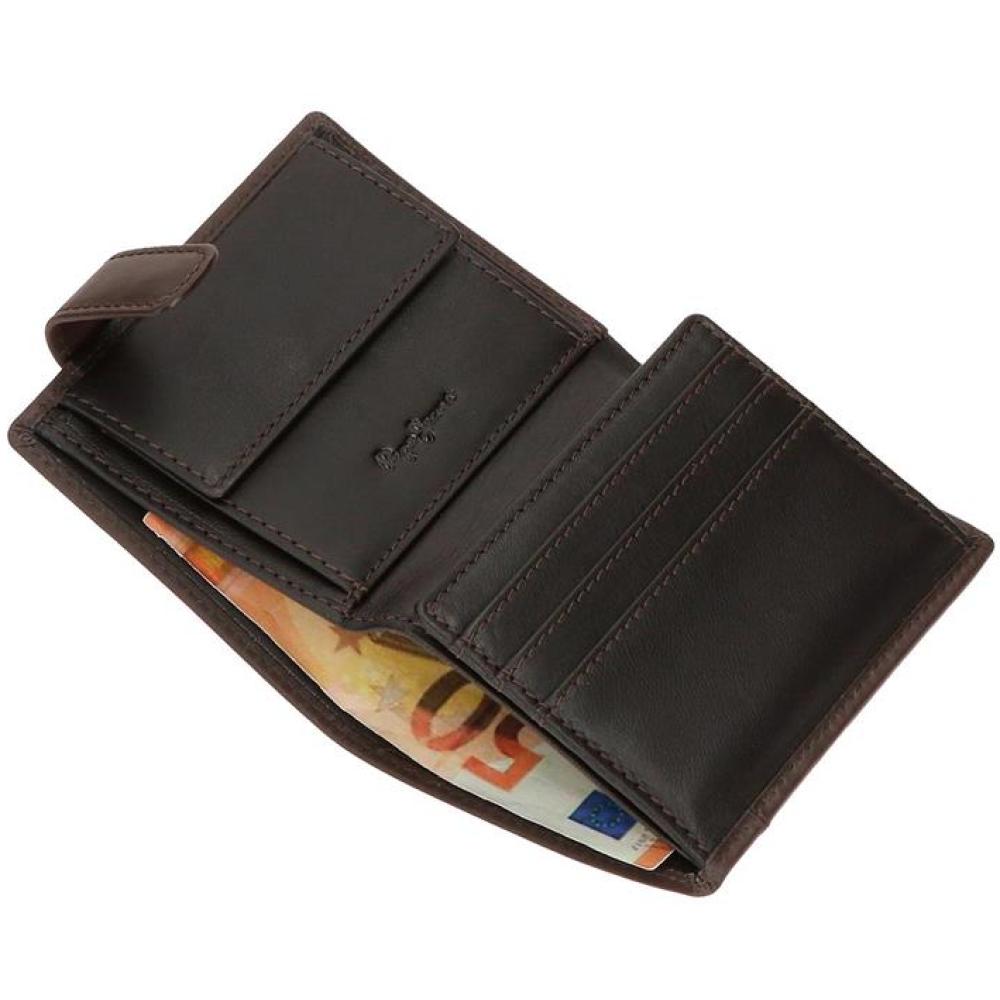 Muški novčanik od prirodne kože PJL Staple brown 78412 - pogled 4