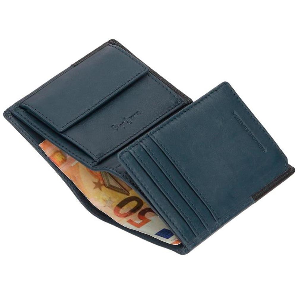 Muški kožni novčanik na preklop PJL Dual blue 78311 - pogled 4
